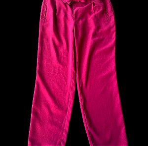 Paperbag burgundy παντελόνι