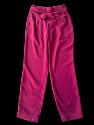 Paperbag burgundy pants used, Stradivarius, small