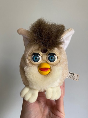 Furby Buddy Bear vintage plush toy used 1999