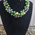 Colorful adjustable necklace