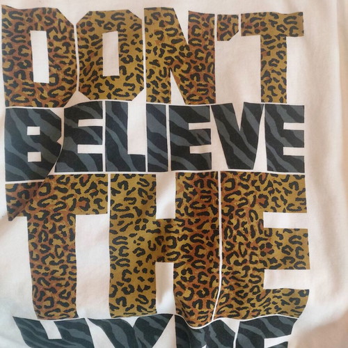 Men's t-shirt used XL white 100% cotton