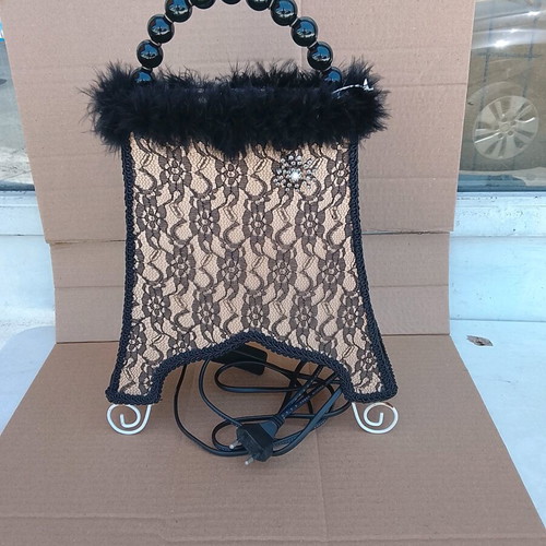 Portable lamp bag used, lace 38cmX26cm