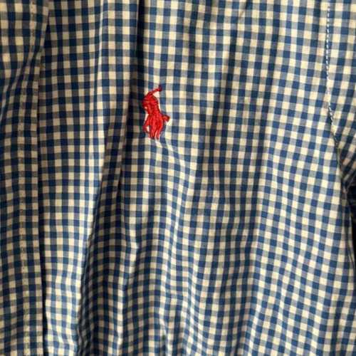 Ralph Lauren kids checkered shirt like new