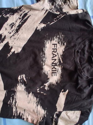 Blouse new, authentic, black and white, size S
