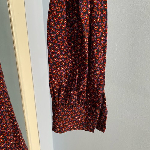 Mango floral dress like new with honeycomb detail