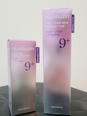 Πακέτο Numbuzin No.9 Korean Beauty αντιγήρανσης με Essence και Toner