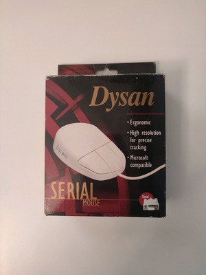 Dysan serial mouse like new vintage computer mouse