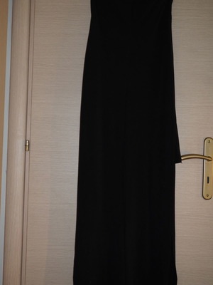 Zara long elastic skirt with side slit