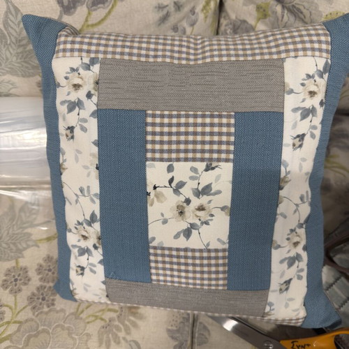 Pillow with handmade design like new