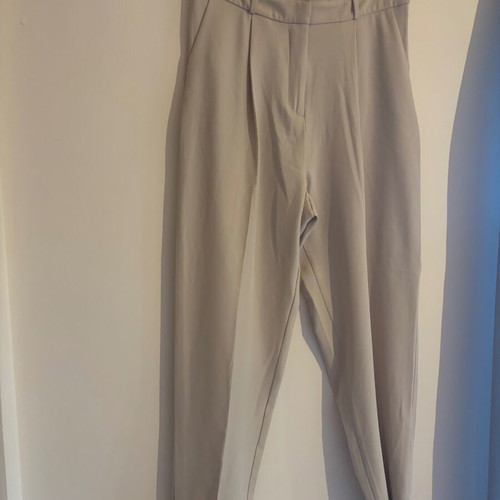 Desiree high-waisted pants new, beige, size M