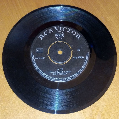 Jimmy Fontana 1 45 RPM record used, Pop