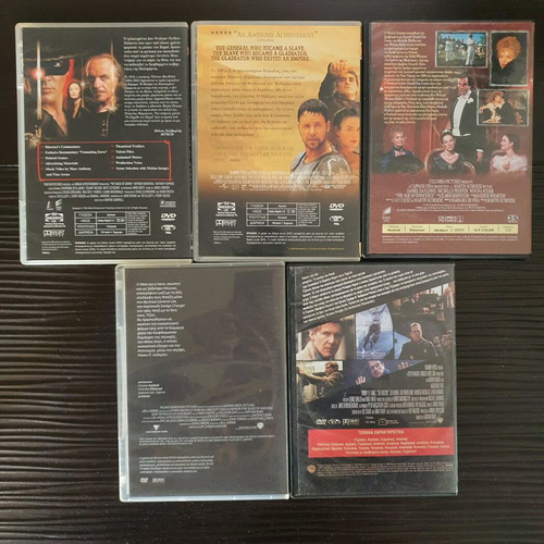 DVD like new, pack of 10 with subtitles