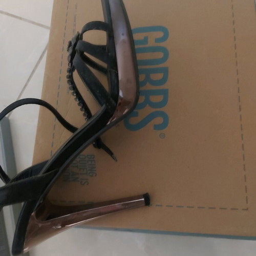 Migato black sandals like new, size 37