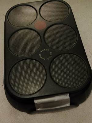 Tefal Crep Party Inox Pancake Maker like new, 1000W, 6 pancakes
