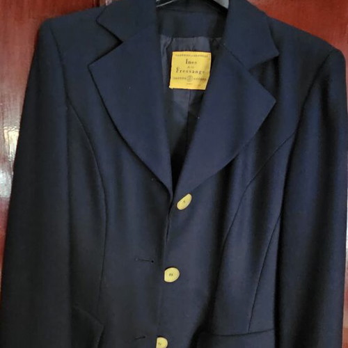 Innes de la Fresange blazer like new, blue, sizes L and XL