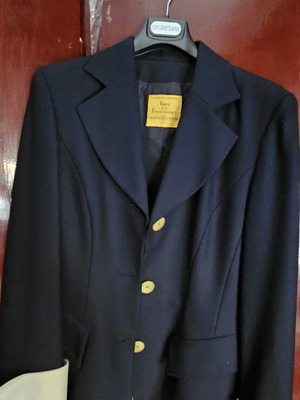 Innes de la Fresange blazer like new, blue, sizes L and XL