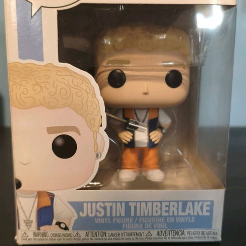 Justin Timberlake Funko Pop Rocks vinyl figure like new