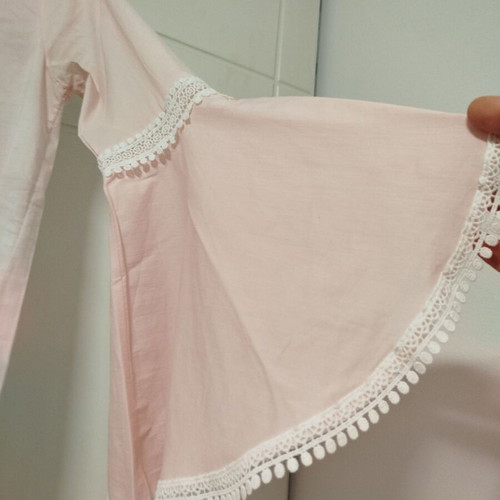 Women's pink spring blouse size M like new