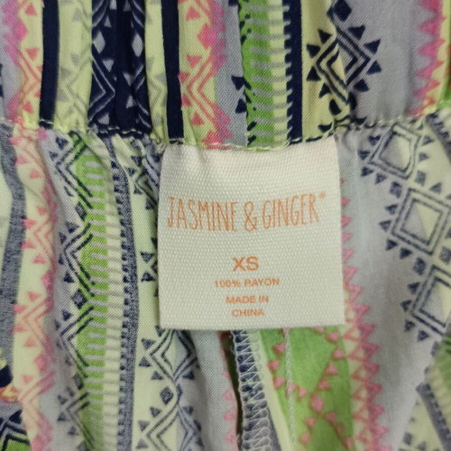 Cropped pants Jasmine & Ginger colorful like new, boho style