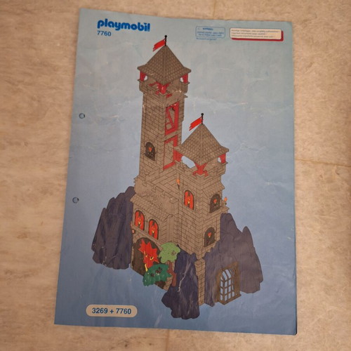 Playmobil 3269 castle with expansions 7759 and 7760 like new