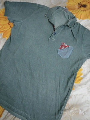 Bob Polo Shirt like new, XXL, gray and green
