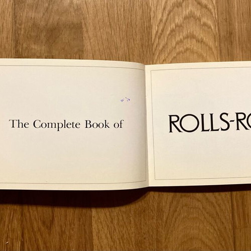 Rolls Royce booklet like new, 1980, English