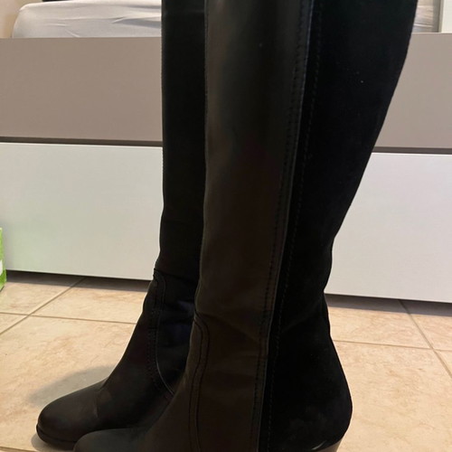Nak boots used, Italian, black, size 36