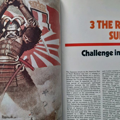 History of World War II book used, hardcover 1974 edition