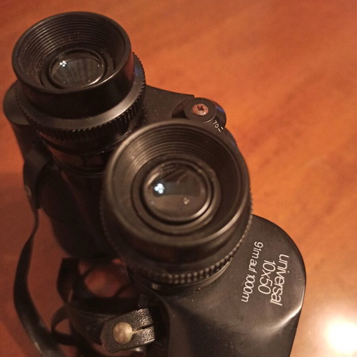 Porst Universal Binoculars 10x50 with case