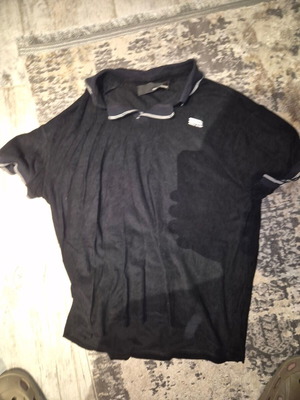 Men's blouse black used size M/L with terry texture
