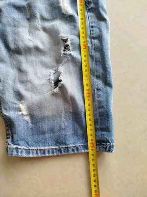 Denim bermuda shorts like new, size M, blue