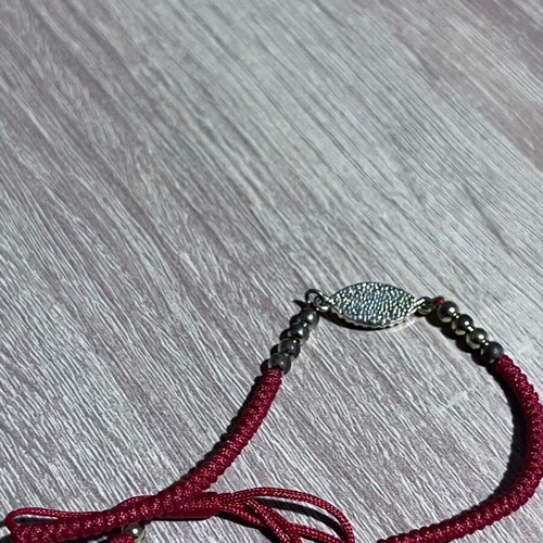 Red bracelet with eye like new
