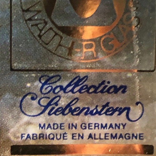 Crystal embossed large photo frame from Germany unused