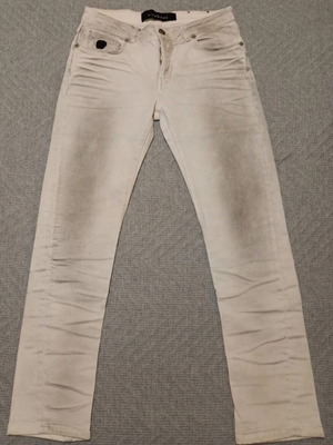 Jeans John Richmond RMA20171JE slim fit σαν καινούργιο, άσπρο