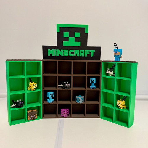 Minecraft Kinder Mega Display Stand new, handmade decorative shelf