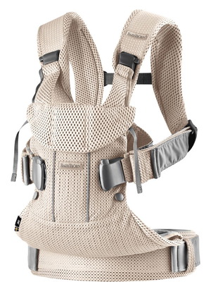 BabyBjorn One Air 3D Mesh baby carrier pearly pink like new