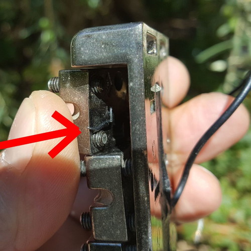 Fishman Bass PowerBridge Piezo for four-string bass used