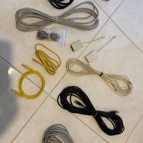 TV, Internet, Telephone and SCART Cable Pack like new