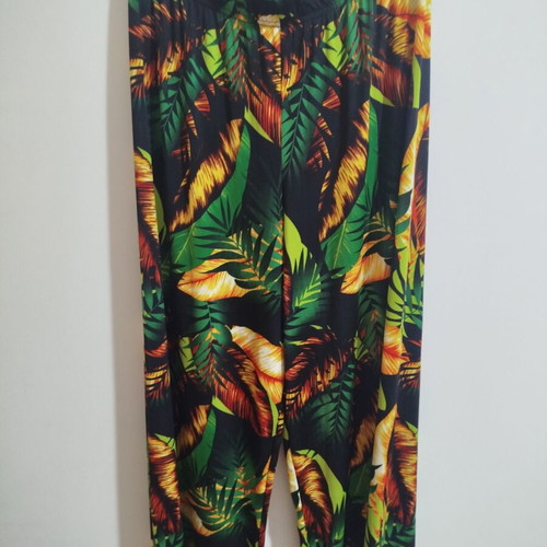 Pantelona new, airy summer pants with bell-style hem