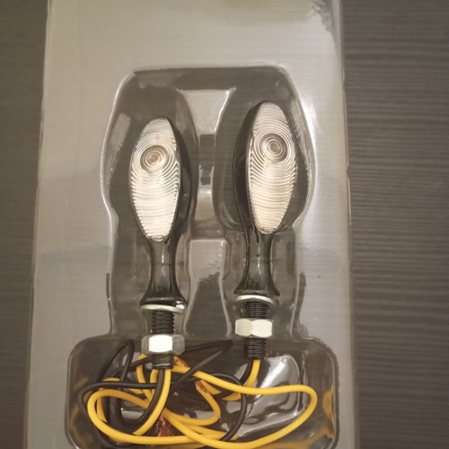 Motorcycle turn signals new, not LED