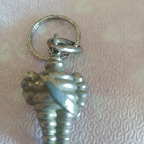 Michelin Man Keychain used, collectible rally promotion 1980s