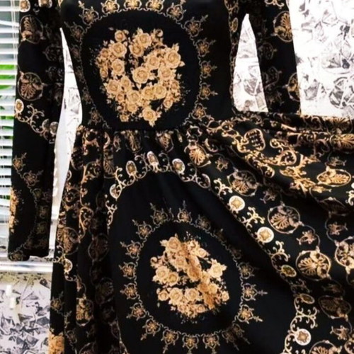 La Divina dress new, brown, size S/M