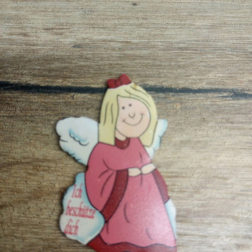 Tin decorative angel stickers pack of 8, new