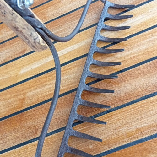 Vintage handmade agricultural tool used from Vonitsa