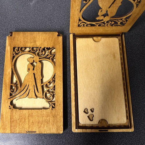 Personalized money and card gift box handmade