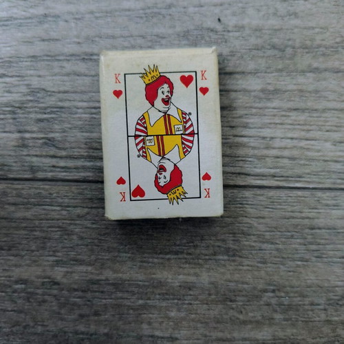 Two playing card decks like new, one small and one large