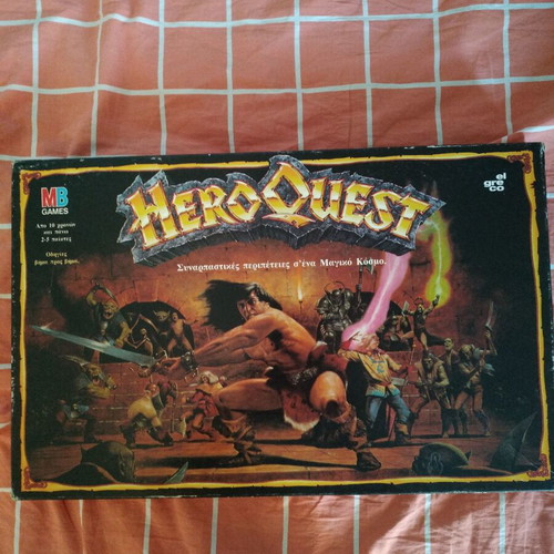 Hero Quest board game MB Games elgreco 1989 Citabel Miniatures