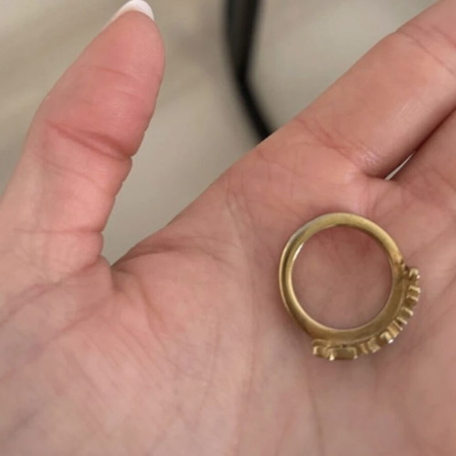 Just Cavalli ring collectible, gold, like new