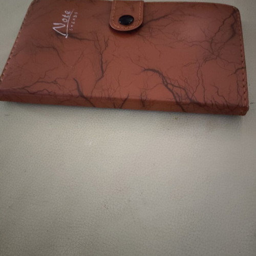 Chenbo pocket diary with brown faux leather cover, like new