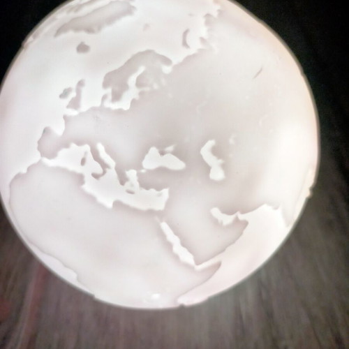 World globe lamp